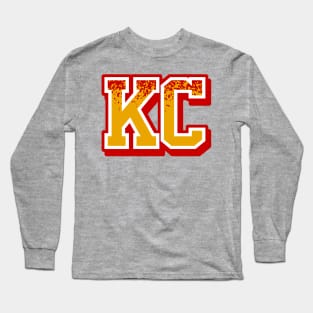 Kansas City Retro Sports Letters Long Sleeve T-Shirt